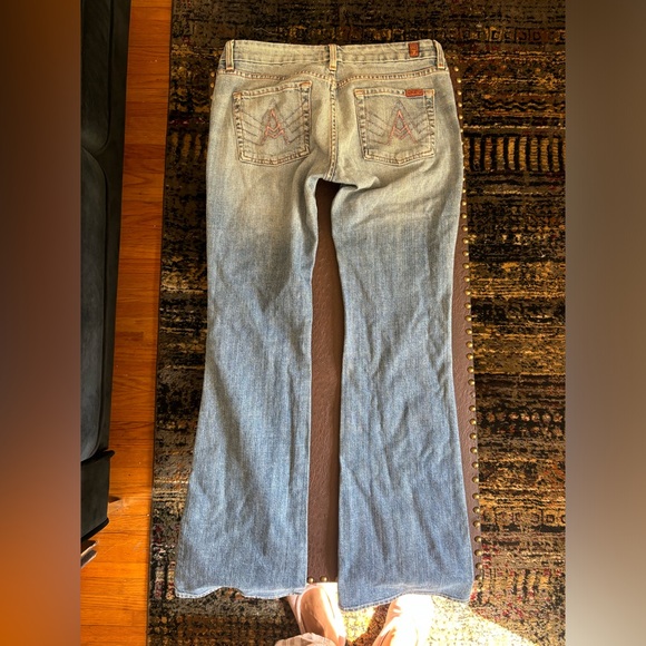7 For All Mankind Flare Jeans - Picture 2 of 7